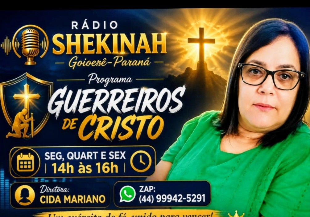 programa guerreiros de cristo  seg. quarta e sexta  das 14 as 16 hrs.
